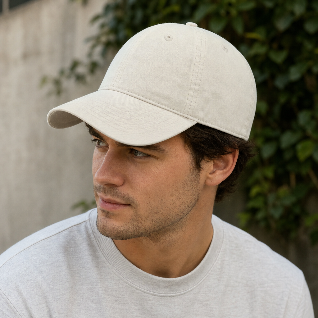 Classic Beige Baseball Cap